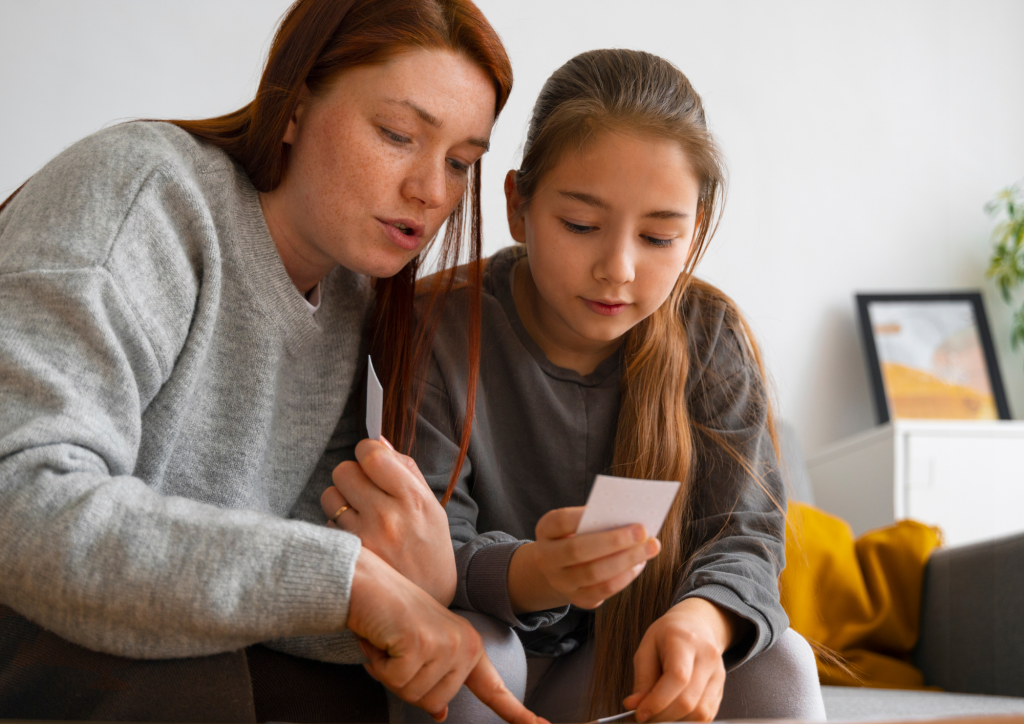 debit cards for kids and teens- parental controls - mother and daughter